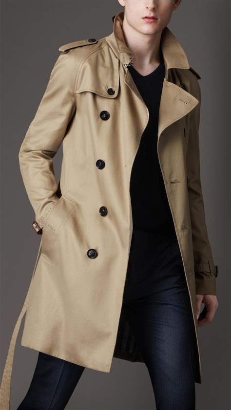 casual burberry trench coat men|burberry trench coat men's outlet.